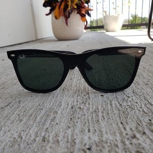 NWOT Ray Ban BLAZE Wayfarer Sunglasses Black
